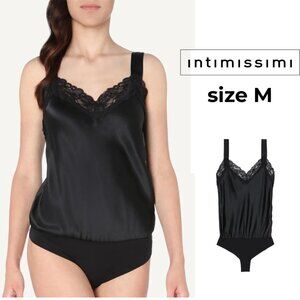 Intimissimi Black Lace Detail Bodysuit